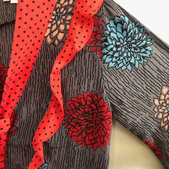 Uttam Boutique Sheer Top Size Med - Picture 3 of 4